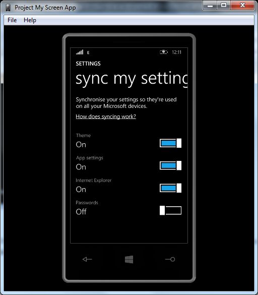Synchronize Microsoft Devices